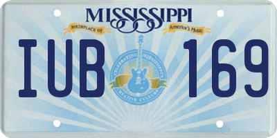 MS license plate IUB169