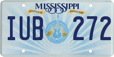 MS license plate IUB272