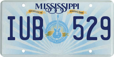 MS license plate IUB529