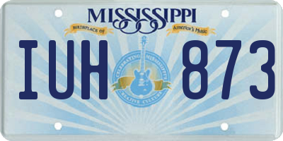 MS license plate IUH873
