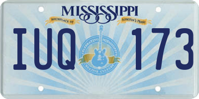 MS license plate IUQ173