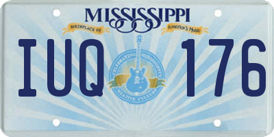 MS license plate IUQ176