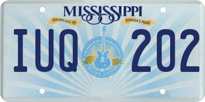 MS license plate IUQ202