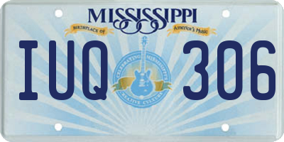 MS license plate IUQ306