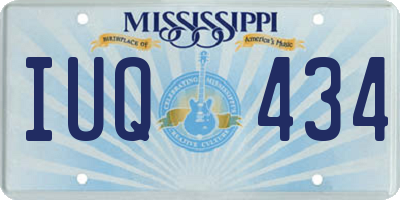 MS license plate IUQ434