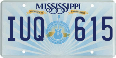 MS license plate IUQ615