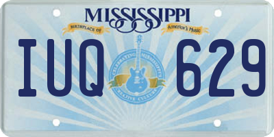 MS license plate IUQ629