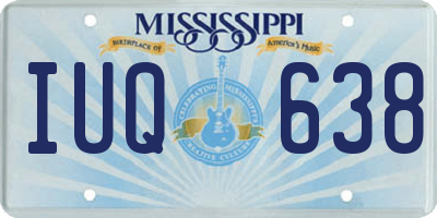 MS license plate IUQ638