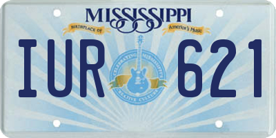 MS license plate IUR621