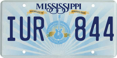MS license plate IUR844