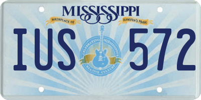 MS license plate IUS572