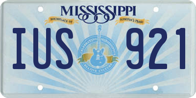 MS license plate IUS921
