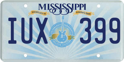 MS license plate IUX399