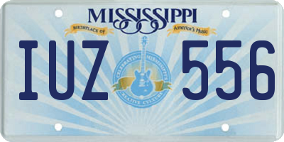 MS license plate IUZ556