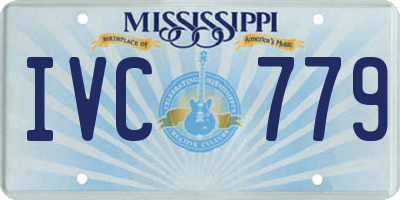 MS license plate IVC779