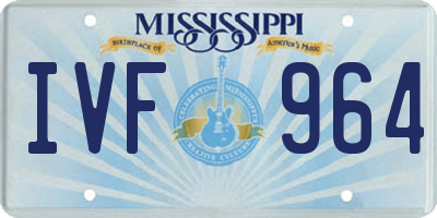 MS license plate IVF964