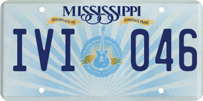 MS license plate IVI046