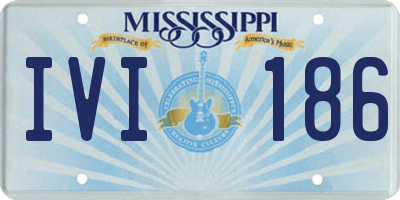 MS license plate IVI186