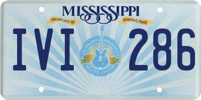 MS license plate IVI286