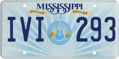 MS license plate IVI293