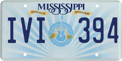 MS license plate IVI394