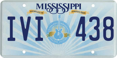 MS license plate IVI438