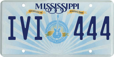 MS license plate IVI444