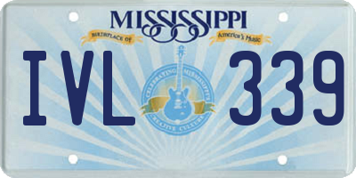 MS license plate IVL339