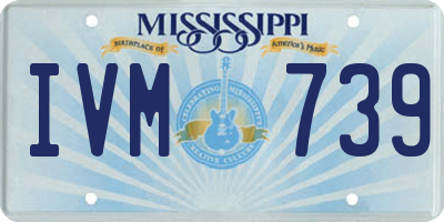 MS license plate IVM739