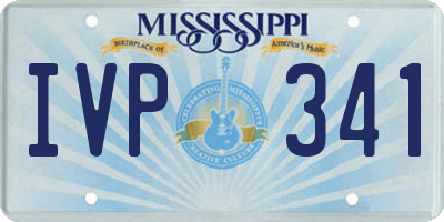 MS license plate IVP341