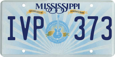 MS license plate IVP373