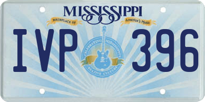 MS license plate IVP396
