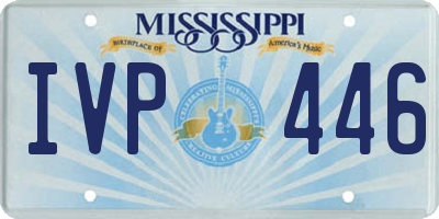 MS license plate IVP446