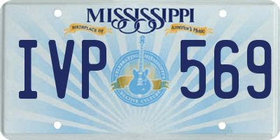 MS license plate IVP569