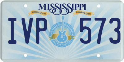 MS license plate IVP573
