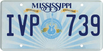 MS license plate IVP739