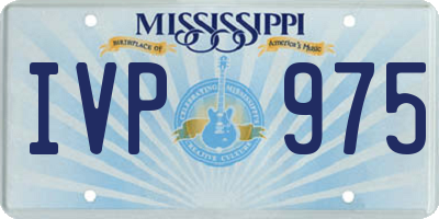 MS license plate IVP975