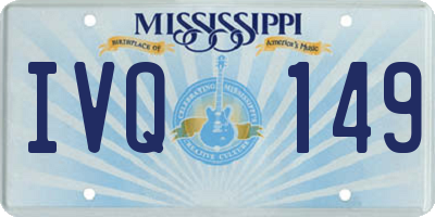 MS license plate IVQ149