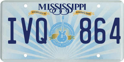 MS license plate IVQ864