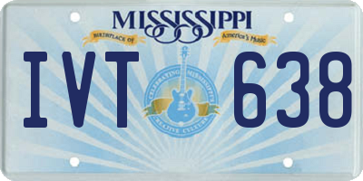 MS license plate IVT638