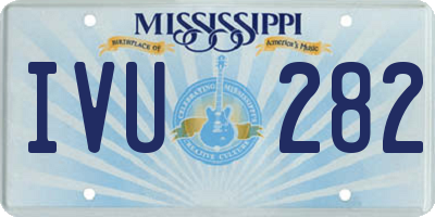MS license plate IVU282