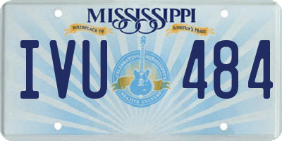 MS license plate IVU484