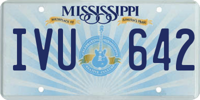 MS license plate IVU642