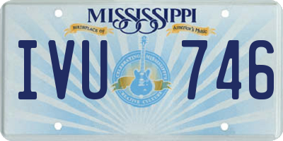 MS license plate IVU746