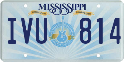 MS license plate IVU814