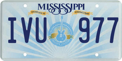 MS license plate IVU977