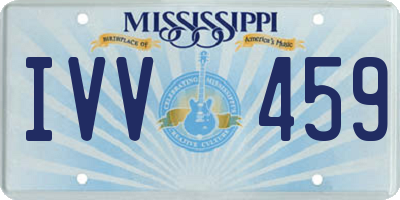MS license plate IVV459