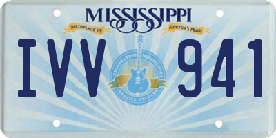MS license plate IVV941
