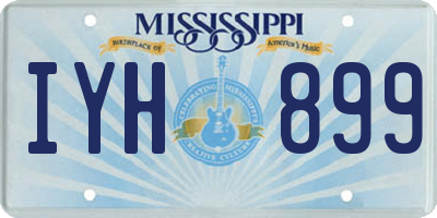 MS license plate IYH899