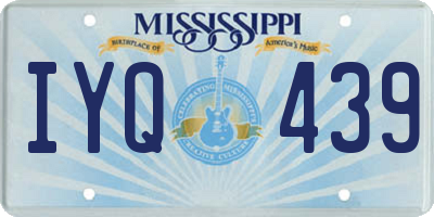 MS license plate IYQ439